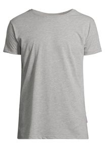 T-Shirt SALZHAUT "Shirt DIEK", Herren, Gr. L, grau (grau melange), Obermaterial: 100% Baumwolle CO., Shirts T-Shirt