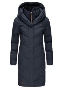Wintermantel Ragwear "Winterjacke Natalka II Intl.", Damen, Gr. L, blau (navy), Obermaterial: 100% Polyester PES. Obermaterial: Futter: 100% Polyester PES. 100% Polyester PES., M&auml;ntel Wintermantel