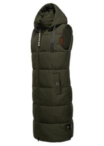 Steppweste Navahoo "Steppweste Schnuffelchen", Damen, Gr. XXL, gr&uuml;n (schwarz olive), Obermaterial: 100% Polyester PES. Futter: 100% Polyester PES. 100% Polyester PES., Westen Steppweste