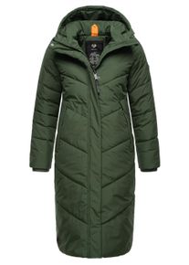 Wintermantel Ragwear "Wintermantel Suminka", Damen, Gr. XL, gr&uuml;n (schwarz olive), Obermaterial: 100% Polyester PES. Obermaterial: Futter: 100% Polyester PES. 100% Polyester PES., M&auml;ntel Wintermantel