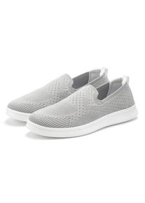 Sneaker Vivance "Slip-On-Sneaker", Damen, Gr. 43, grau, Obermaterial: 100% Textilmaterial. Decksohle: 100% Textilmaterial. Futter: 100% Textilmaterial. Laufsohle: 100% Synthetik, Strukturmuster, unifarben, Basic, Schuhe Sneaker, Textilschuh, Slipper zum Reinschl&uuml;pfen VEGAN