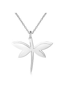 Edelstahlkette AILORIA "Halskette LIBELLULE", Damen, silber, Halsketten Edelstahlkette