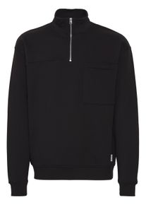 !Solid Troyer SOLID "Troyer SDMason", Herren, Gr. S, schwarz (true schwarz), Obermaterial: 60% Baumwolle CO. 40% Polyester PES., Pullover Troyer