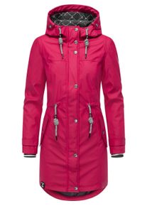 Regenmantel PEAK TIME "Regenjacke L60042", Damen, Gr. XS, rosa (sangria), Obermaterial: 100% Polyurethan PU. Obermaterial: Futter: 100% Polyester PES. 100% Polyester PES., M&auml;ntel Regenmantel