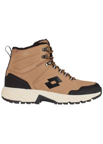 Winterboots Lotto, Herren, Gr. 49, braun, schwarz, Kunstfaser, Synthetik, mehrfarbig, Schuhe Winterboots, - mit w&auml;rmendem Innenfutter