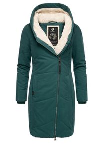 Wintermantel Ragwear "Wintermantel Gordon Long", Damen, Gr. S, gr&uuml;n (dunkelgr&uuml;n24), Obermaterial: 74% Baumwolle CO. 26% Nylon NY. Obermaterial: Futter: 100% Polyester PES. 100% Polyester PES., M&auml;ntel Wintermantel