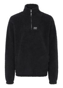 !Solid Troyer SOLID "Troyer SDPEDER", Herren, Gr. S, schwarz (true schwarz), Obermaterial: 100% Polyester PES., Pullover Troyer