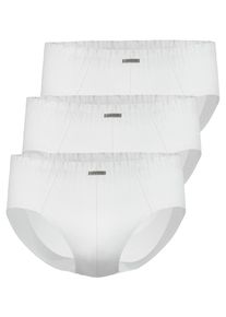 Slip Ammann "3er Pack Sport Slip Day Modern / Close to you", Herren, Gr. 5, wei&szlig;, Obermaterial: 93% Baumwolle CO. 7% Elasthan EL., Unterhosen Slip