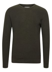 Strickfleece-Pullover Blend "Strickpullover BHCodford", Herren, Gr. M, gr&uuml;n (rosin), Obermaterial: 100% Baumwolle CO., Pullover Strickfleece-Pullover