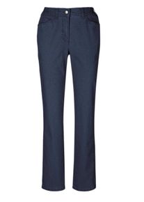 Regular-fit-Jeans GOLDNER "Klassische Jeanshose ANNA", Damen, Gr. 46, N-Gr, blau (dunkelblau), Obermaterial: 78% Baumwolle CO. 20% Polyester PES. 2% Elasthan EL., Jeans Regular-fit-Jeans