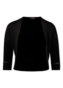 Bolero Vera Mont "Strickbolero ohne Verschluss", Damen, Gr. M, schwarz (schwarz, schwarz), Obermaterial: 80% Viskose CV. 20% Polyester PES., Strickjacken Bolero
