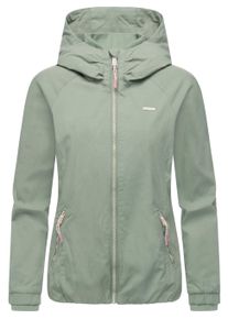 Outdoorjacke Ragwear "Outdoorjacke Dizzie A YOUMODO", Damen, Gr. 5XL, gr&uuml;n (dusty gr&uuml;n), Obermaterial: 68% Baumwolle CO. 32% Nylon NY., Jacken Outdoorjacke