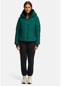 Winterjacke Marikoo "Marikoo Simaraa kurze Damen Winter Steppjacke N007", Damen, Gr. XL, gr&uuml;n (evergr&uuml;n), Obermaterial: 100% Polyester PES., Jacken Winterjacke