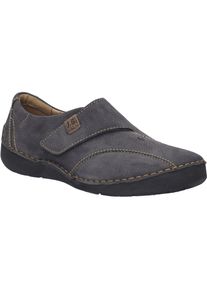 Slipper Josef Seibel "Fergey 68, titan", Damen, Gr. 38, grau (titan), Obermaterial: 100% Rindsleder Leather cow., Schuhe Slipper