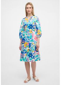 Blusenkleid Eterna "LOOSE FIT", Damen, Gr. 46, Normalgr&ouml;&szlig;en, blau, 100% Baumwolle, Kleider Blusenkleid