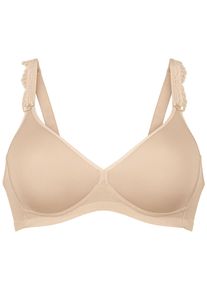 T-Shirt-BH Anita "Soft BH Selma", Damen, Gr. 85, Cup F, beige (desert), Obermaterial: 60% Polyester PES. 27% Polyamid PA. 13% Elasthan EL., BHs T-Shirt-BH