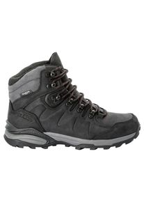 Trekkingschuh Jack Wolfskin "REFUGIO PRIME TEXAPORE MID W", Damen, Gr. UK 8,5 - EU 42,5, Normalschaft, grau (phantom), Main Material Second Material 100% Polyamide Lining Sole 100% Rubber/ EVA, Schuhe Trekkingschuh