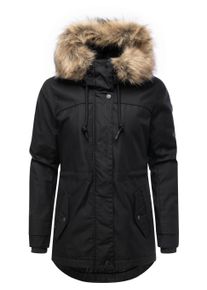 Winterjacke Ragwear "Winterjacke Tawny Short YOUMODO", Damen, Gr. M, schwarz, Obermaterial: 65% Polyester PES. 35% Baumwolle CO. Obermaterial: Futter: 100% Polyester PES. 100% Polyester PES., Jacken Winterjacke