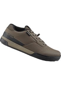 Fahrradschuh Shimano "Offroad- Fahrradschuhe GF600, Brown", Herren, Gr. 46, braun, Obermaterial: 100% Kunstleder synt.leather., Schuhe Fahrradschuh