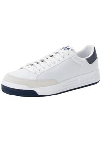 Sneaker adidas originals "ROD LAVER", Herren, Gr. 40, wei&szlig; (runwht, runwht, colnav), Leder, Textil, Schuhe Sneaker