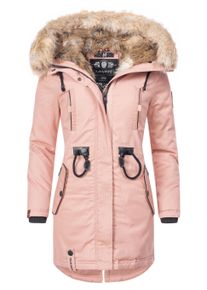 Wintermantel Navahoo "Wintermantel Bombii", Damen, Gr. XXL, rosa, Obermaterial: 100% Baumwolle CO. Obermaterial: Futter: 100% Polyester PES. 100% Polyester PES., M&auml;ntel Wintermantel