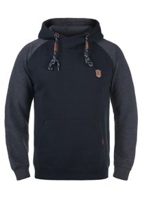 Kapuzenpullover INDICODE "Hoodie IDToney", Herren, Gr. S, blau (navy), Web, Obermaterial: 60% Baumwolle CO. 40% Polyester PES., unifarben, normal, Pullover Kapuzenpullover