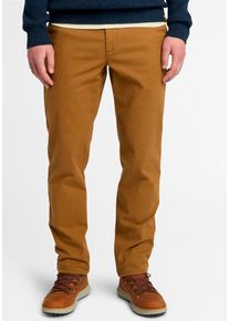 Chinohose Timberland, Herren, Gr. 30, L&auml;nge 32, braun (schwarz wheat b), Web, Obermaterial: 97% Baumwolle, 3% Elasthan, unifarben, Hosen Chinohose
