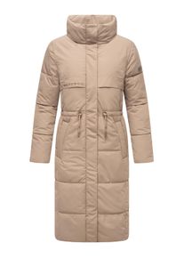 Wintermantel Navahoo "Steppmantel Der Wahnsinn 14", Damen, Gr. XL, braun (taupe grau), Obermaterial: 100% Polyester Pol. recyc.. Obermaterial: Futter: 100% Polyester PES. 100% Polyester Pol. recyc.., M&auml;ntel Wintermantel