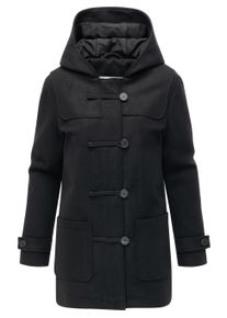 Wintermantel Ragwear "Wintermantel Duffina YOUMODO", Damen, Gr. XXL, schwarz, Obermaterial: 100% Polyester PES. Obermaterial: Futter: 100% Polyester PES. 100% Polyester PES., M&auml;ntel Wintermantel