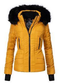Steppjacke Navahoo "Winterjacke Adele", Damen, Gr. XS, gelb, Obermaterial: 100% Polyester PES. Obermaterial: Futter: 100% Polyester PES. 100% Polyester PES., Jacken Steppjacke