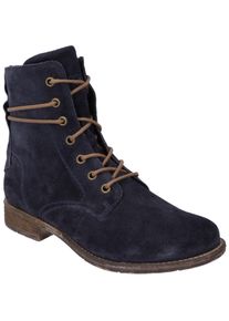 Stiefelette Josef Seibel "Sienna 70, ocean", Damen, Gr. 36, blau (ocean), Obermaterial: 100% Rindsleder Leather cow., Schuhe Stiefelette