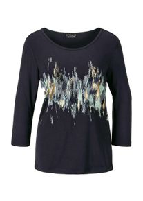 Print-Shirt GOLDNER "Shirt", Damen, Gr. 48, schwarz, Obermaterial: 95% Viskose CV. 5% Elasthan EL., normal, Tubular, Shirts Print-Shirt, stretchbequemer Viskosejersey