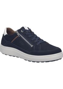 Sneaker Josef Seibel "Maddox 07, dunkelblau-kombi", Damen, Gr. 47, blau (dunkelblau, kombi), Obermaterial: 100% Rindsleder Leather cow., Schuhe Sneaker