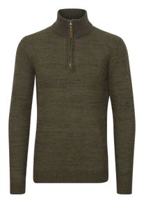 Troyer INDICODE "Troyer IDValero", Herren, Gr. XXXL, gr&uuml;n (army), Obermaterial: 100% Baumwolle CO., gemustert, normal, Rundhals, Pullover Troyer