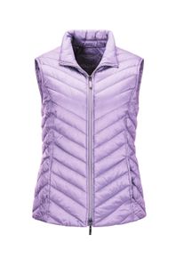 Kurzweste GOLDNER "Kurzgr&ouml;&szlig;e Weste mit leichter Wattierung", Damen, Gr. 20, lila (opalflieder), Obermaterial: 100% Polyamid PA., Westen Kurzweste, Leichte Wattierung mit Diagonalstepp