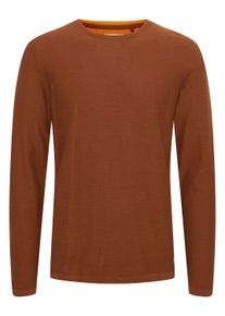 Strickfleece-Pullover Blend "Strickpullover BHPullover", Herren, Gr. XL, braun (sequoia), Obermaterial: 100% Baumwolle CO., Pullover Strickfleece-Pullover