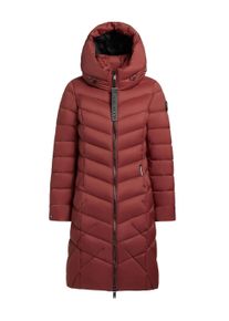 Steppmantel Khujo "Steppmantel Odana3-YM", Damen, Gr. M, rot (dunkelrot), Obermaterial: 100% Nylon NY. Obermaterial: Futter: 100% Nylon NY. 100% Polyester PES., M&auml;ntel Steppmantel
