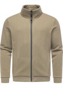 Sweatjacke Ragwear "Sweatjacke Jettrys", Herren, Gr. M, gr&uuml;n (dusty olive), Obermaterial: 70% Baumwolle CO. 30% Polyester PES., Sweatjacken Sweatjacke