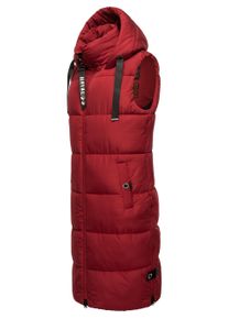 Steppweste Navahoo "Steppweste Schnuffelchen", Damen, Gr. XS, rot (blood rot), Obermaterial: 100% Polyester PES. Futter: 100% Polyester PES. 100% Polyester PES., Westen Steppweste