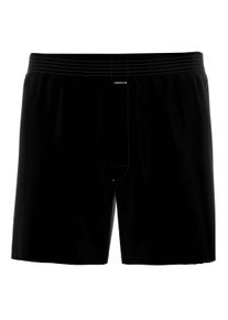Boxershorts Ammann "Boxershort Basic Cotton Boxer Short 1er Pack", Herren, Gr. M, schwarz, Obermaterial: 100% Baumwolle CO., Unterhosen Boxershorts