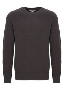 Strickfleece-Pullover Blend "Strickpullover BHCodford", Herren, Gr. L, grau (phantom grau), Obermaterial: 100% Baumwolle CO., Pullover Strickfleece-Pullover