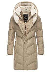 Steppmantel Ragwear "Steppmantel Natalka Cosy", Damen, Gr. 4XL, braun (taupe), Obermaterial: 100% Polyester PES. Obermaterial: Futter: 100% Polyester PES. 100% Polyester PES., M&auml;ntel Steppmantel