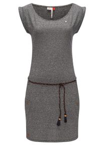 Shirtkleid Ragwear "Shirtkleid Tag", Damen, Gr. XL, N-Gr, grau (dunkelgrau21), Obermaterial: 50% Polyester PES. 38% Baumwolle CO. 12% Viskose CV., Kleider Shirtkleid