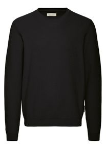 Strickfleece-Pullover Casual Friday "Strickpullover CFNOAR", Herren, Gr. XXL, schwarz (schwarz beauty), Obermaterial: 100% Baumwolle CO., Pullover Strickfleece-Pullover