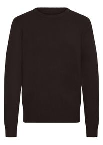 Strickfleece-Pullover Casual Friday "Strickpullover CFHEINE", Herren, Gr. XXL, schwarz (schwarz beauty), Obermaterial: 65% Polyacryl PAN. 27% Nylon NY. 5% Wolle mw. 3% Polyester PES., Pullover Strickfleece-Pullover