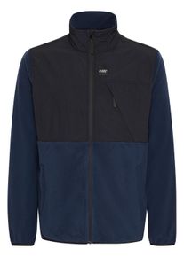 Fleecejacke North Bend "Fleecejacke NBDean M", Herren, Gr. M, blau (navy blazer), Obermaterial: 100% Polyester PES., unifarben, regular fit normal, ohne Ausschnitt, Jacken Fleecejacke