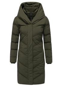Steppmantel Ragwear "Steppmantel Natalka Soft YOUMODO", Damen, Gr. XL, gr&uuml;n (schwarz olive), Obermaterial: 100% Polyester PES. Obermaterial: Futter: 100% Polyester PES. 100% Polyester PES., M&auml;ntel Steppmantel