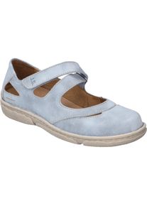 Slipper Josef Seibel "Neele 61, skyblue", Damen, Gr. 36, blau (skyblau), Obermaterial: 100% Rindsleder Leather cow., Schuhe Slipper