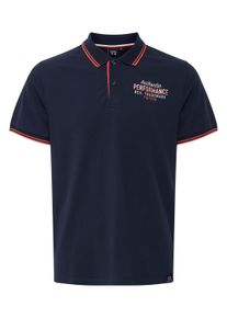 Poloshirt FQ1924 "Poloshirt FQWiar", Herren, Gr. L, blau (navy blazer), Obermaterial: 87% Baumwolle CO. 8% Viskose CV. 5% Elasthan EL., Shirts Poloshirt