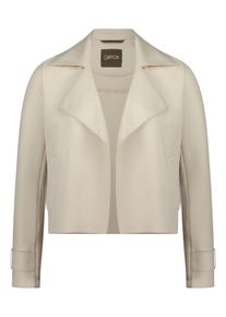 Jackenblazer Cartoon "Casual-Jacke mit Taschen", Damen, Gr. 42, beige (sheer bliss), Obermaterial: 95% Polyester PES. 5% Elasthan EL., Blazer Jackenblazer